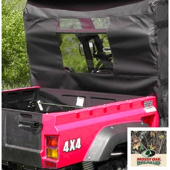 3 Star Camo Zippered Rear Soft Panel - Honda Big Red