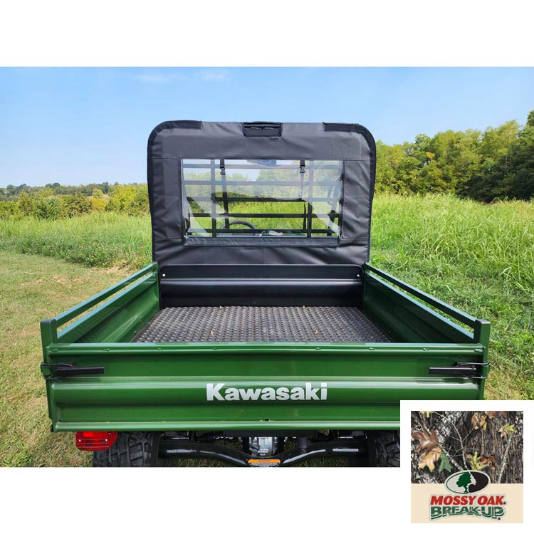 Kawasaki Mule 4000 and 4010 Camo 3 Star Zippered Rear Soft Panel