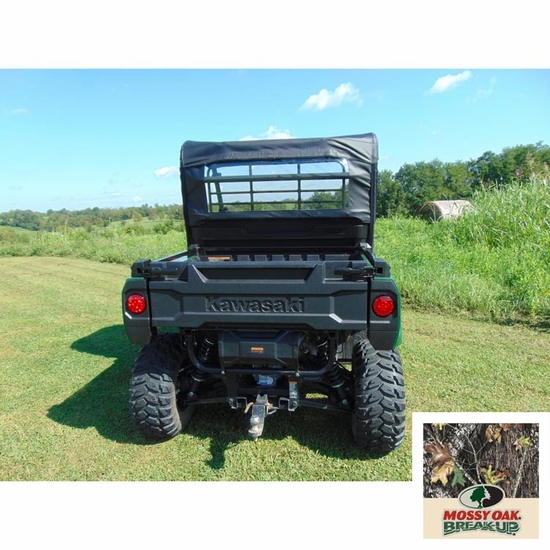 3 Star Camo Zippered Rear Soft Panel - Kawasaki Mule Pro-MX