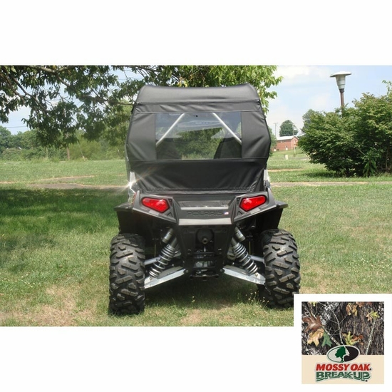 3 Star Camo Zippered Rear Soft Panel - Polaris RZR 4 800, XP 4 900