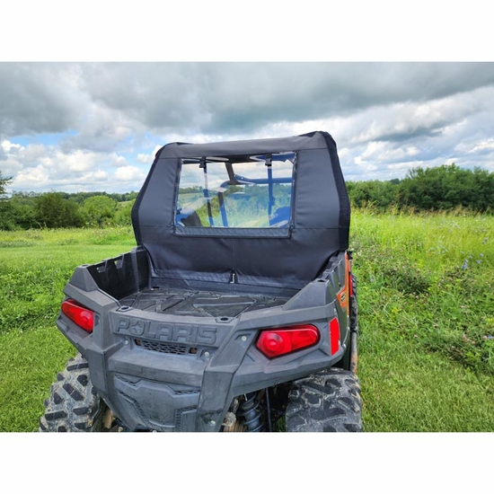 3 Star Camo Zippered Rear Soft Panel - Polaris RZR 570, 800, S 800, XP 900 - alt image 0