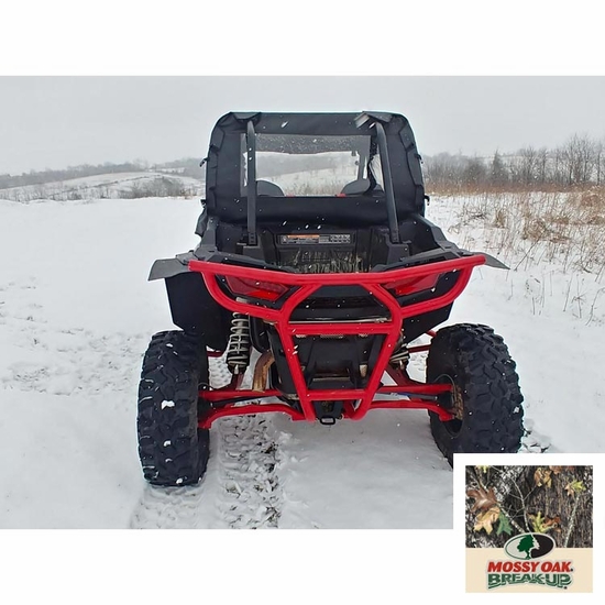 3 Star Camo Zippered Rear Soft Panel - Polaris RZR XP 1000, XP Turbo
