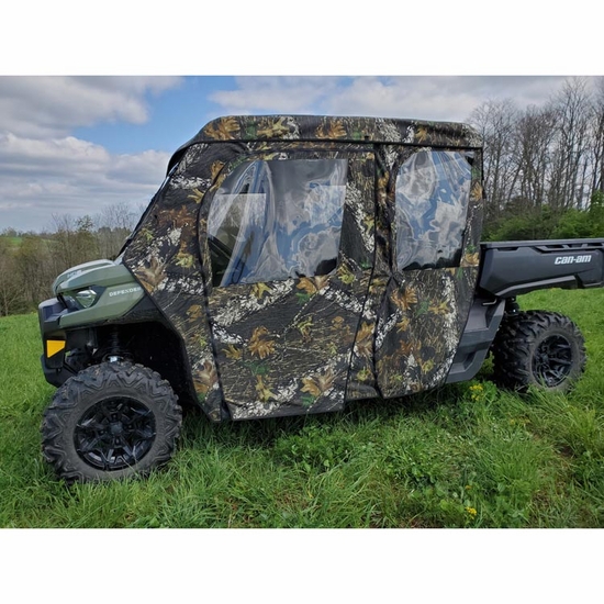 3 Star Camo Zippered Soft Full Doors - Can Am Defender Max