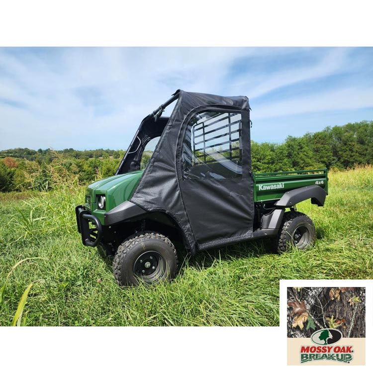 Kawasaki Mule 4000 & 4010 Camo 3 Star Zippered Soft Full Door Set