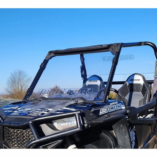 3 Star Full Front Windshield - 2015-20 Polaris RZR 900, S 900, S 1000