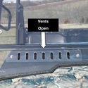 3 Star Full Front Windshield w/ Adjustable Vents and Hard Coating - 2010-22 Hisun HS, Strike & Massimo MSU