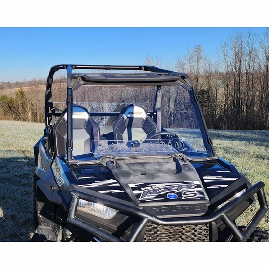 3 Star Full Front Windshield w/ Adjustable Vents and Hard Coating - 2014-18 Polaris RZR XP 1000, XP Turbo