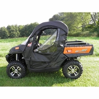 3 Star Full Soft Cab Enclosure with Half Doors w/ Zippered Side Windows -  CFMOTO UForce 500, 800