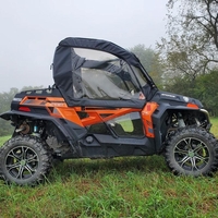 3 Star Half Soft Doors and Rear Panel w/ Zippered Rear Window - CFMOTO ZForce