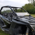 3 Star Hard Coated Half Front Windshield - Polaris RZR PRO XP