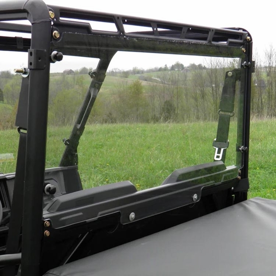 3 Star Hard Rear Windshield - 2010-23 Full Size Polaris Ranger Crew 800, Crew 570-6