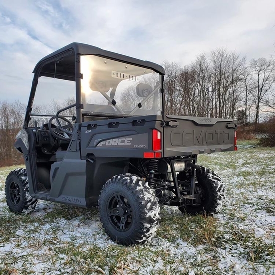 3 Star Hard Rear Windshield - 2011-24 CFMOTO UForce 600