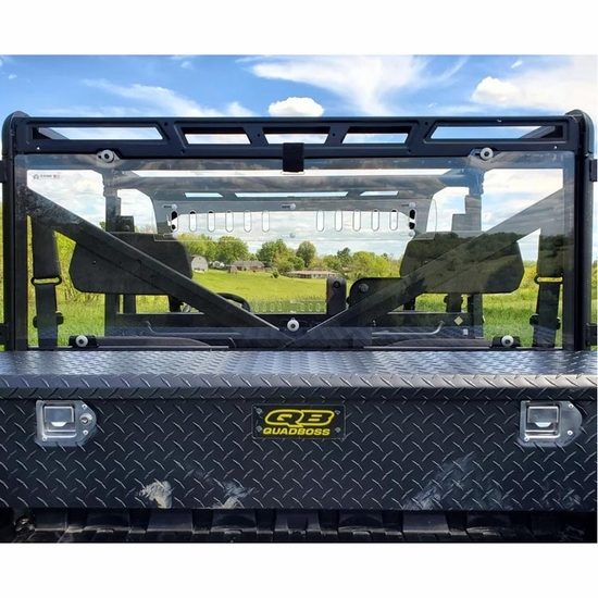 3 Star Hard Rear Windshield - 2013-19 Polaris Ranger XP 570, XP 900
