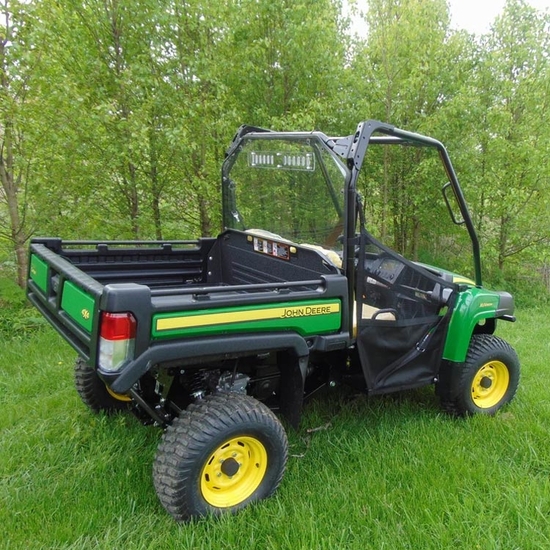 3 Star Hard Rear Windshield - 2013-22 John Deere Gator XUV 825, 855