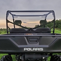 3 Star Hard Rear Windshield - 2016-23 Full Size Polaris Ranger 570