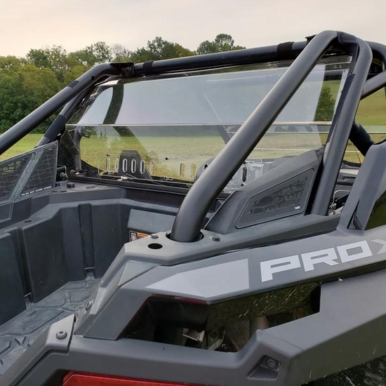 3 Star Hard Rear Windshield - 2020-24 Polaris RZR PRO XP, Turbo R