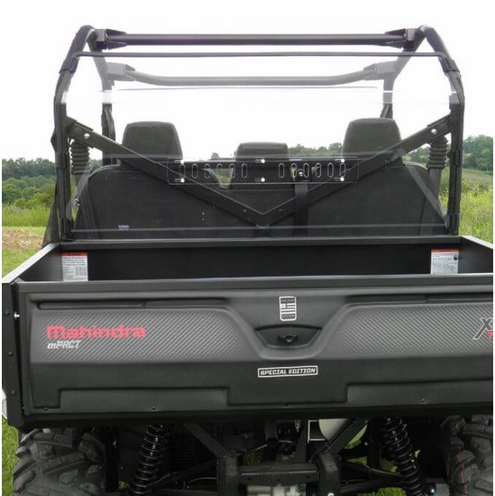 3 Star Hard Rear Windshield - Mahindra mPact XTV - alt image 0