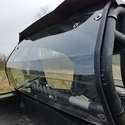 3 Star Hard Rear Windshield w/ Lower Adjustable Vents - 2011-20 Can-Am Commander 800, 1000