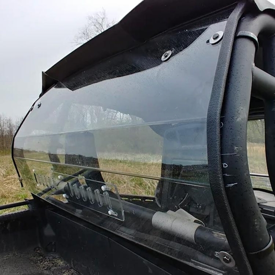 3 Star Hard Rear Windshield w/ Lower Adjustable Vents - 2011-20 Can-Am Commander 800, 1000 - alt image 0