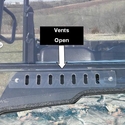 3 Star Hard Rear Windshield w/ Lower Adjustable Vents - 2011-20 Can-Am Commander 800, 1000