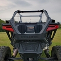 3 Star Hard Rear Windshield w/ Lower Adjustable Vents - 2020-24 Polaris RZR PRO XP, Turbo R