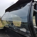 3 Star Hard Rear Windshield w/ Lower Soft Panel - 2011-20 Can-Am Commander 800, 1000