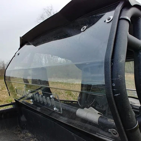 3 Star Hard Rear Windshield w/ Lower Soft Panel - 2011-20 Can-Am Commander 800, 1000 - alt image 0