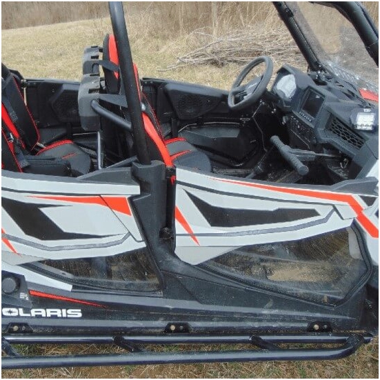 3 Star Lexan Lower Door Inserts - Polaris RZR XP 4 Turbo S - alt image 2