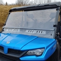 3 Star MR10 Hard-Coated Two-Piece Front Windshield w/ Adjustable Vents - CF Moto UForce 1000