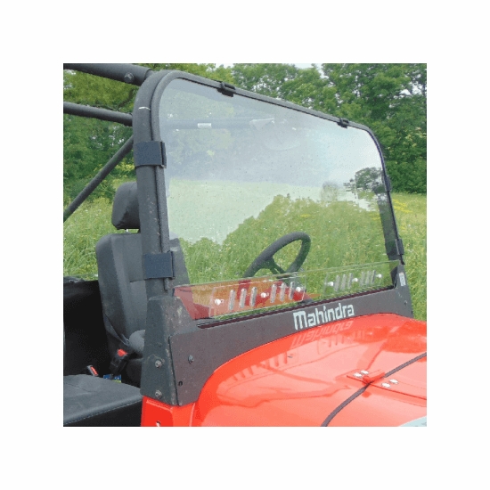 3 Star One-Piece Front Lexan Windshield w/ Adjustable Vents - Mahindra ROXOR