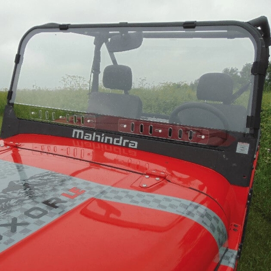 3 Star One-Piece Front Lexan Windshield w/ Adjustable Vents - Mahindra ROXOR - alt image 0