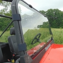 3 Star One-Piece Front Lexan Windshield w/ Adjustable Vents - Mahindra ROXOR