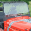 3 Star One-Piece Front Lexan Windshield w/ Adjustable Vents - Mahindra ROXOR
