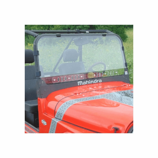 3 Star One-Piece Front Lexan Windshield w/ Adjustable Vents - Mahindra ROXOR - alt image 3