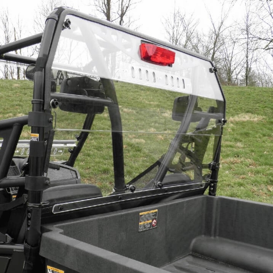 3 Star Rear Lexan Windshield -  2006-11 Arctic Cat Prowler w/ Square Bars