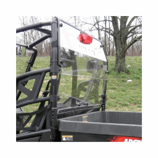 3 Star Rear Lexan Windshield -  2006-11 Arctic Cat Prowler w/ Square Bars - alt image 0