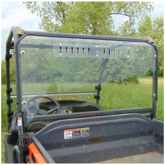 3 Star Rear Lexan Windshield - Kubota RTV 400, 500 - alt image 0
