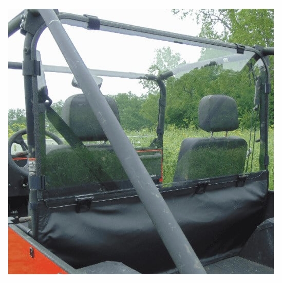 3 Star Rear Lexan Windshield - Mahindra ROXOR
