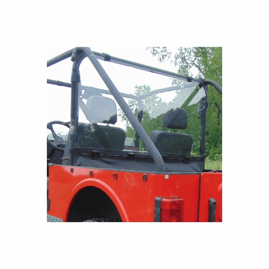 3 Star Rear Lexan Windshield - Mahindra ROXOR - alt image 1