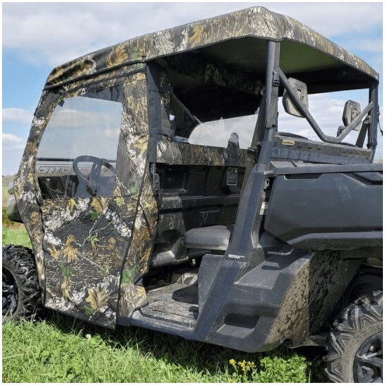 3 Star Full Soft Doors, Rear Window and Top (No Windshield) - Can Am Defender Max - alt image 1