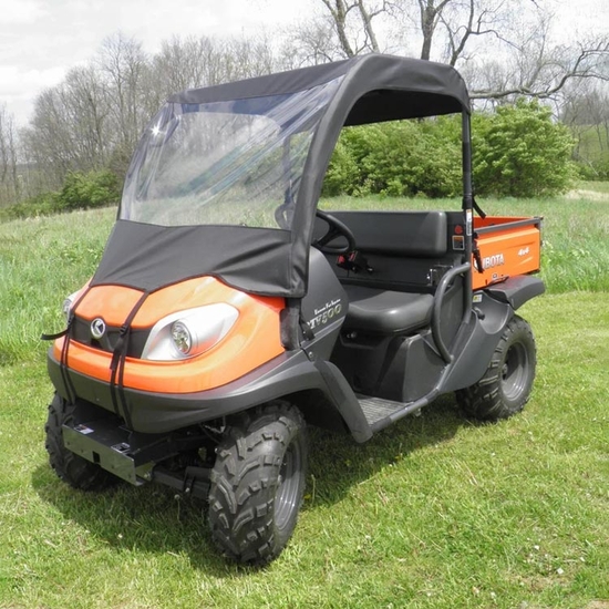 3 Star Soft Windshield and Top - Kubota RTV 400, 500