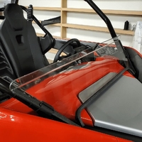 3 Star Tinted Half Front Lexan Windshield - CF Moto ZForce 950