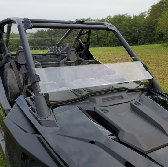 3 Star Tinted Half Front Windshield - Polaris RZR PRO XP
