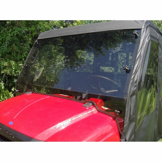 3 Star Two Piece Front Windshield - 2008-09 Full Size Polaris Ranger Crew