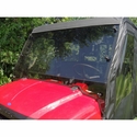 3 Star Two Piece Front Windshield - 2008-09 Full Size Polaris Ranger Crew