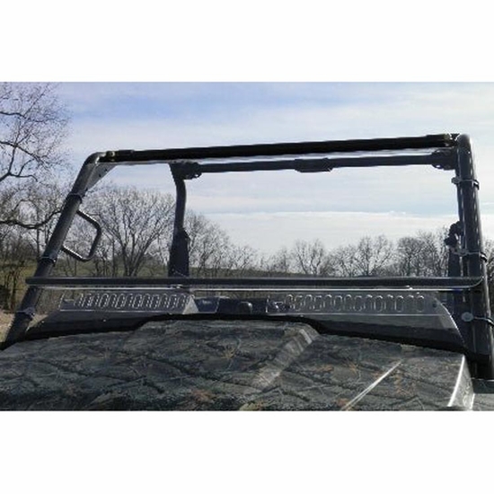 3 Star Two Piece Front Windshield - 2010-14 Mid Size Polaris Ranger 400, 500, 570, 800, EV