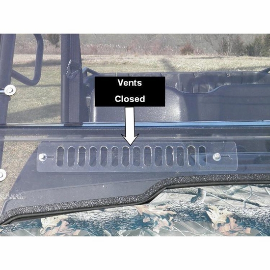 3 Star Two Piece Front Windshield - CF Moto UForce 500, 800 - alt image 0