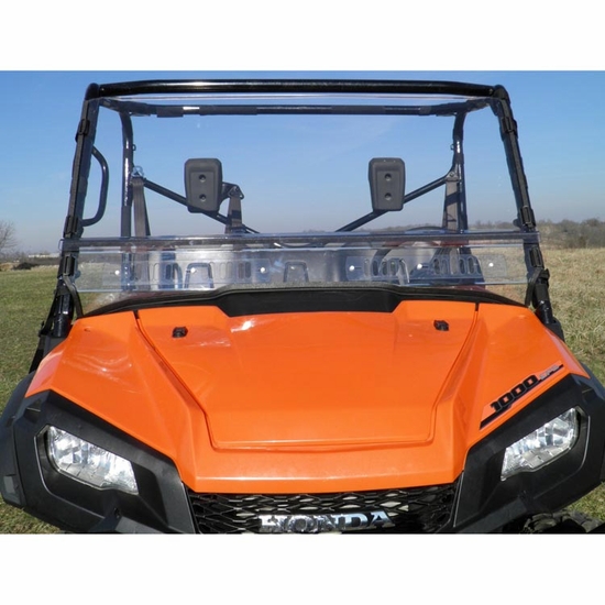 3 Star Two Piece Front Windshield - Honda Pioneer 1000