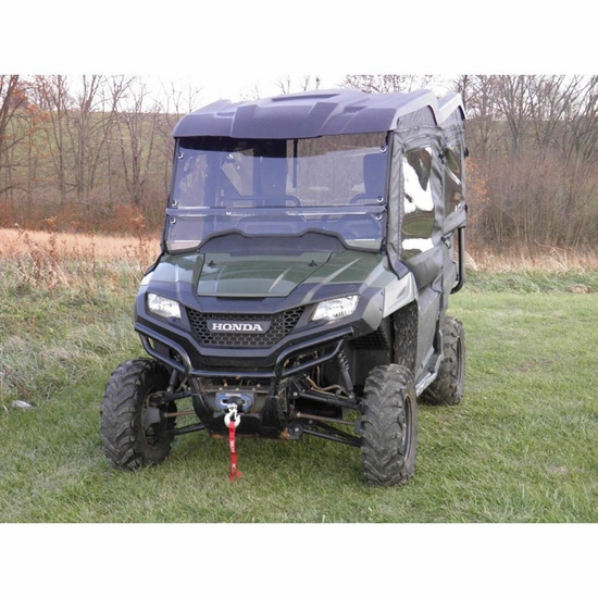 3 Star Two Piece Front Windshield - Honda Pioneer 700-4 - alt image 1