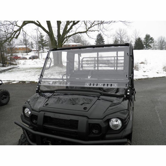 3 Star Two Piece Front Windshield - Kawasaki Mule Pro-FX, DX